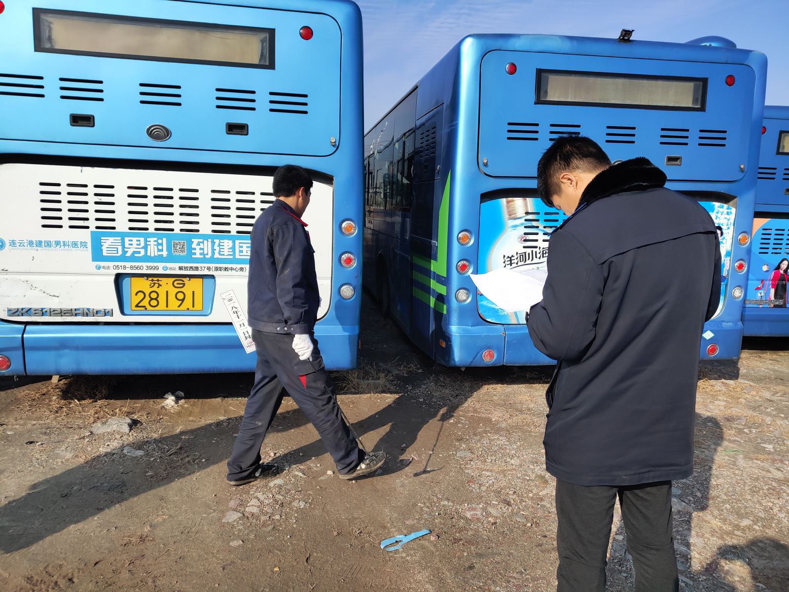 公交集團機務技術事業部開展下線待運營車輛檢查工作